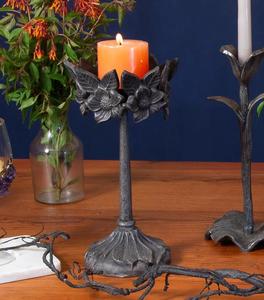 Luxury Gold/<b>Black</b> Wrought Iron Heart Candle Holder, Eco-Friendly Metal Candlestick for Wedding Party & Holiday Decoration - Product Image 1