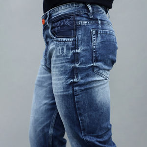 Custom High Street Fashion Denim Jeans Solid Color <b>Men's</b> Pants Spring and Autumn Jeans <b>for</b> Online <b>Sale</b> - Product Image 6