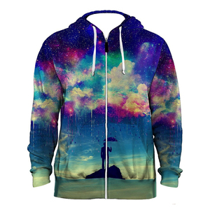 Sudadera con Capucha de Alta Calidad para Hombre, Ropa Urbana de Invierno, Hecha a Medida, 300g, Forro Polar, Secado Rápido, Impresión por Sublimación, Corte Regular, Sin Forro - Product Image 2