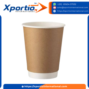 Gobelet en papier jetable biodégradable écologique de qualité alimentaire à deux couches 120 ml 4 oz sans manchon anti-brûlure pour cafés, hôtels, bureaux - Product Image 5
