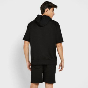 Ensemble tendance pour homme, hiver, unisexe, 2 pièces, coton uni, respirant, écologique, streetwear, sweat-shirt et short, personnalisable - Product Image 6