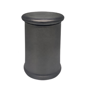Nouvelles bougies cylindriques multi-usages de luxe faites à la main en verre noir mat de haute qualité pour l'intérieur de la maison, très vendues - Product Image 6