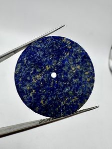 หน้าปัดนาฬิกาสีน้ำเงินธรรมชาติ ลาพิส ลาซูลี รุ่น: 31.50 มม. หน้าปัดกลมขัดเงาด้านเดียว - Product Image 4