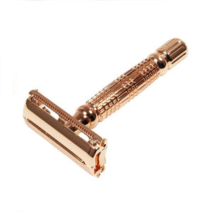 Kaamir Instruments - Maquinilla de Afeitar Profesional para Hombre, Mango de Acero Inoxidable, Cuchillas de Acero Inoxidable de Precisión, Afeitado Preciso - Product Image 4