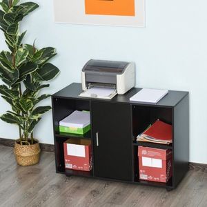 Black <b>File</b> Cabinet <b>Storage</b> Unit - Product Image 5