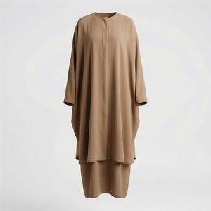 Abayas pour femmes, robe hijab une pièce, tenue décontractée pour femme musulmane, long khimar, abaya islamique, hijab, couleur personnalisée, style élégant - Product Image 1