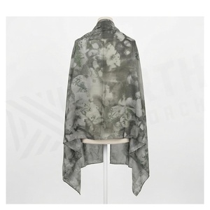 Pañuelo Largo de Seda para Mujer, Estampado Floral, Elegante, Multifuncional, Accesorio de Moda para Todas las Temporadas - Product Image 2