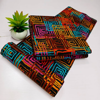 Tissu en coton imprimé wax africain de haute qualité pour vêtements et textiles de marque NGO