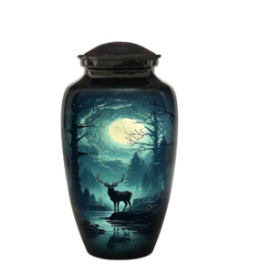 โกศเผาศพอะลูมิเนียมราคาถูกโลหะพร้อมสติกเกอร์โกศศพศพงานศพผู้ใหญ่ - Product Image 6