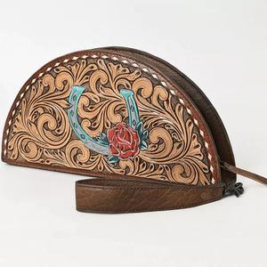 Nouvelle arrivée Western Tooled Taco Bag Carving Western Purse Luxury Women's Accessories Rodeo Bag - Product Image 1