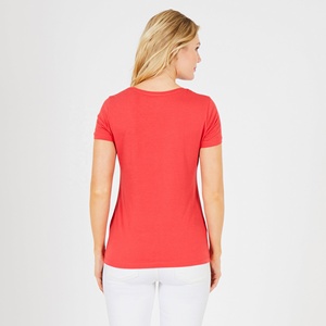 Camisetas de Mujer al por Mayor 100% Algodón, Camisetas con Gráficos, Camisetas con Logotipo, Camisetas de Color Neutro para Mujer - Product Image 2