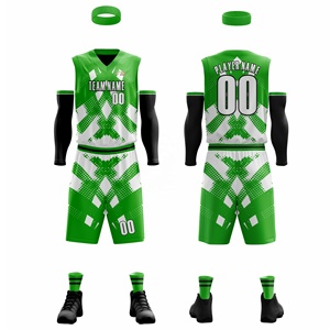 Maillot de basket-ball professionnel 2025, uniforme de sport, logo personnalisé, col en V, respirant, imprimé - Product Image 3