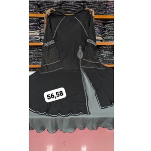 High Quality Women Abaya with 3D Floral Embroidered Design Elegant Dubai <b>Kaftan</b> Islamic Dress for Women Available for Best Price - Product Image 3