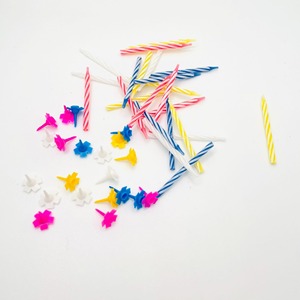 TOOWIN Juego de 24 Velas de Cumpleaños Coloridas con Diseño en Espiral Serigrafiado – Adornos Decorativos para Pasteles - Product Image 5