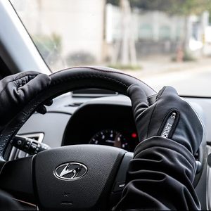 Guantes de Ciclismo de Invierno - Guantes de Bicicleta de Montaña con Pantalla Táctil, Resistentes al Viento, Cálidos y Antideslizantes para Correr, Conducir, Hacer Senderismo y Esquiar - Product Image 5