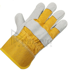 Manufacturer Direct Leather Safety Gloves Heat Resistant Welding Work Gloves for Heavy Duty Industrial Use - Product Image 2