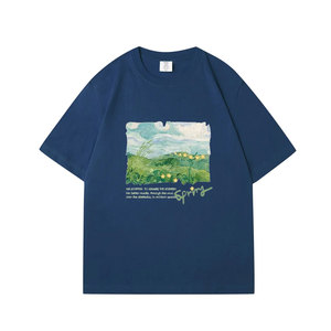 Nouveaux T-shirts Streetwear Oversize Imprimés Personnalisés 2026 pour Femmes – Confortables, Coupe Ample, Style Urbain Formel, Hauts en Coton Respirant - Product Image 1
