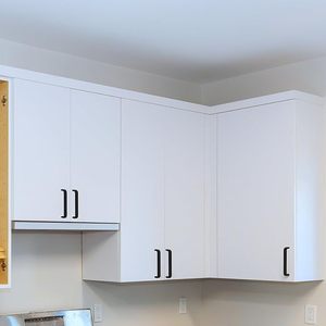 Poignée de meuble moderne noire mate, poignée de tiroir ronde pour cuisine, armoire, meubles - Product Image 3