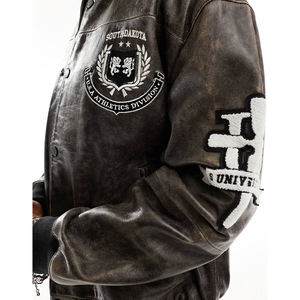 Chaqueta Varsity de Última Moda, Calidad Premium, Color Personalizado, Talla Personalizada, Cuerpo de Lana para Hombre - Product Image 4