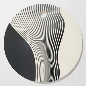 Tabla de Cortar de Madera Recubierta con Esmalte y Diseño Impreso, Duradera para Uso Diario en la Cocina - Product Image 1