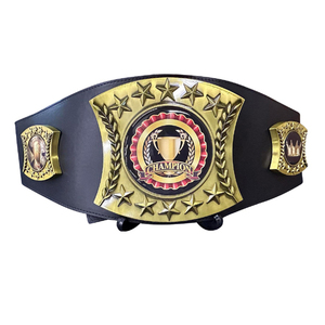เข็มขัดแชมป์หนังขนาดใหญ่ 51 นิ้ว พร้อมถ้วยรางวัลหนังสำหรับแชมป์โลกเฮฟวี่เวท - Product Image 1