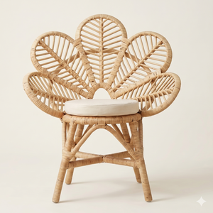 Fauteuil d'appoint en rotin naturel fait main, fauteuil en osier moderne pour jardin et terrasse, mobilier de villégiature durable en gros - Product Image 4