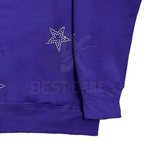 Sweat-shirts à strass pour hommes de haute qualité à prix de gros, vêtements d'hiver basiques, séchage rapide, respirants - Product Image 6