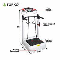 Plateforme vibrante TOPKO de haute qualité en acier, équipement de gym commercial et domestique, machine vibrante intelligente