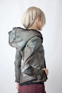 Veste en cuir de luxe à motif python pour femme, en cuir de vache véritable, collection mode, service OEM ODM, échantillons disponibles en gros - Product Image 4