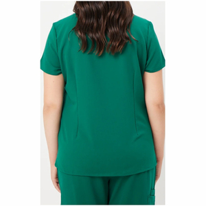 <b>scrubs</b> uniforms sets Stand collar short sleeve Hospital <b>Scrubs</b> Suit <b>Tops</b> Nursing Sets Medical Hospital Uniforms for Women - Product Image 5