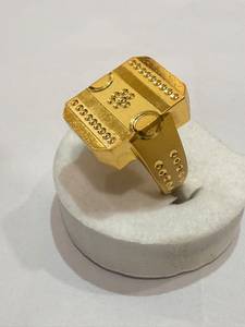 Anillo Geométrico Triangular de Latón Chapado en Oro para Hombre, Joyería de Moda, Regalo Hecho a Mano, Venta al Por Mayor - Product Image 2