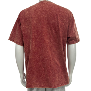 Camisetas de Algodón Oversize de Alta Calidad al por Mayor, Estilo Streetwear, con Lavado Ácido para Hombre - Product Image 3
