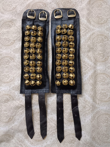 Campanas de latón Ghungroo de 3 y 4 líneas para Bharatanatyam, Kathak, danza clásica india, tobilleras tradicionales Ghungroo, campanas para pies Salang - Product Image 1