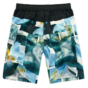 Shorts Casuales de Verano para Hombre, Estampados Florales, Estilo Hawaiano, Impermeables, Ecológicos, Transpirables, de Algodón de Secado Rápido, con Cordón Ajustable - Product Image 2