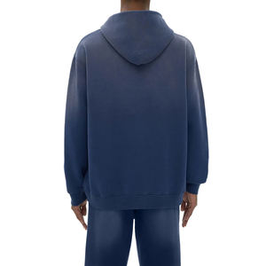 Sweat à capuche décontracté vintage High Street 380 g/m² délavé soleil, personnalisable avec logo, impression personnalisée du logo - Product Image 5