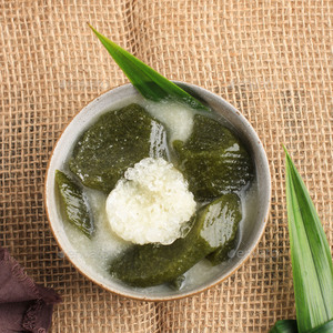 [MEJOR VENDIDO] |   Polvo de gelatina de hierba verde para preparar postres instantáneos, aditivo para té con leche, bebida, directo de Vietnam - Product Image 5
