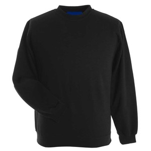 Sudadera de Cuello Redondo para Hombre, Color Sólido, Casual, Manga Larga, 100% Algodón, Tejido de Punto, Corte Regular, Ropa de Otoño - Product Image 1