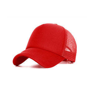 Unisex 6-Panel Trucker Hat Mesh Fabric Adjustable Outdoor Casual Cap Spring Summer Adult Trucker Hats - Product Image 5
