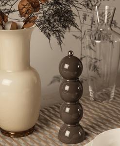 Molinillo de Sal y Pimienta Lacado de 9 Pulgadas, Acabado Marrón Brillante, Molinillo Manual, Utensilio de Cocina Sostenible para Compradores al por Mayor, OEM - Product Image 5