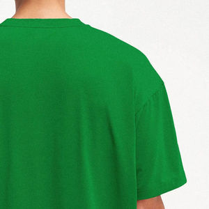 T-shirt streetwear personnalisé pour homme, 100 % coton, motif uni, logo imprimé en relief, coupe classique pour activités de plein air - Product Image 5