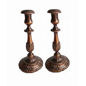 Suministro Directo de Fábrica ROYAL HOME COLLECTION CH01, Lámpara de Mesa de Diseño Moderno, Decoración de Pascua, Candelabro de Metal Chapado en Oro - Product Image 3