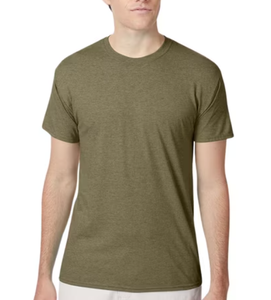 เสื้อยืดโพลีเอสเตอร์หนาน้ำหนักมากสำหรับผู้ชาย แบบขายส่งตามสั่ง พิมพ์ลายกราฟิก พิมพ์โลโก้ด้วยผ้าไหม แขนสั้น ส่งตรงจากโรงงาน - Product Image 5