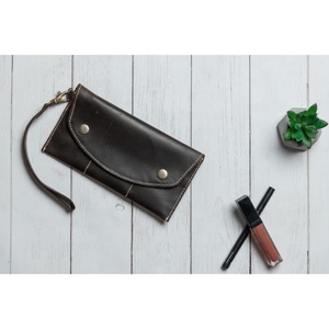 Women's Leather <b>Wallet</b> Clutch Purses Fashion-Style Vintage Bohemian Portable Card Holder <b>Money</b> Pocket for Winter/Summer Seasons - Product Image 2