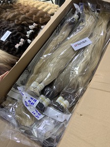 Prix de gros Extensions de cheveux en vrac Cheveux de donneur vietnamien Double noyade 100 grammes Toutes les couleurs 20 pouces - Product Image 5