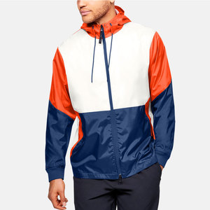 Men's Hooded Color Block <b>Quilted</b> Jacket Waterproof Windproof Lightweight Sporty <b>Winter</b> Wear Regular Fit Zipper Closure Polyester - Product Image 1