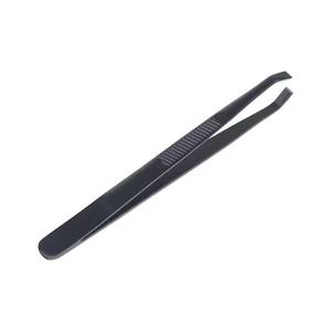 Pinzas Profesionales para Cejas de Acero Inoxidable Fino con Punta Inclinada, Duraderas, Color Personalizado, Marca Privada para Venta al por Mayor de Pestañas - Product Image 1