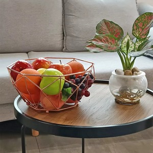 Wholesale Large Custom <b>Cheap</b> Handmade Metal Fruit <b>Basket</b> for Christmas Eid Festival Supplier India Exporter - Product Image 3
