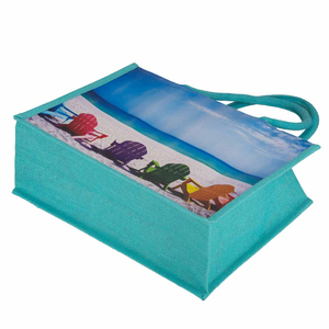 Premium quality Jute Shopping <b>Bag</b> With DTF Print <b>Medium</b> <b>Size</b> padded Handle Reusable Tote Grocery <b>bag</b> Everyday Use <b>bags</b> - Product Image 3