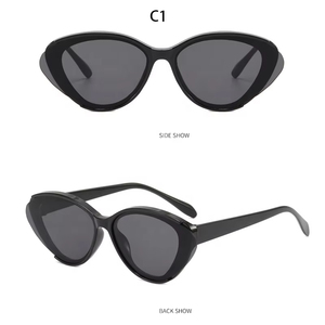 Gafas de Sol de Moda para Mujer al por Mayor 2025, Gafas de Sol Retro de Ojo de Gato Personalizadas, Gafas Triangulares Pequeñas - Product Image 5
