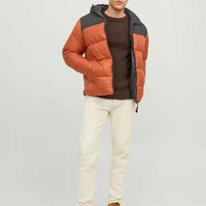 2024 ODM Men's Best Selling <b>Camouflage</b> Pattern Winter Puffer Jacket New Arrival Stand Collar Waterproof Long Sleeve High Street - Product Image 2